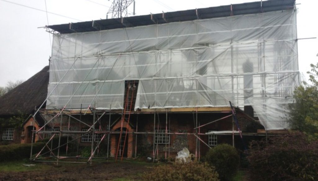 Temporary Roof Scaffold